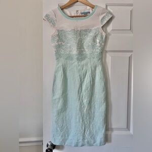 ANTONIO MELANI Floral Embroidered Pencil Dress